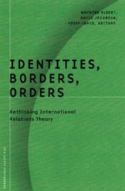 Identities, Borders, Orders by David A. McMurray, Editors,Yosef Lapid, David Jacobson