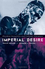 Cover of: Imperial Desire: Dissident Sexualities and Colonial Literature