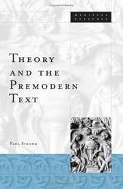 Theory and the premodern text by Paul Strohm