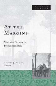 Cover of: At the margins: minority groups in premodern Italy