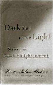 Cover of: Dark side of the light by Louis Sala-Molins