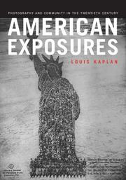 Cover of: American exposures: photography and community in the twentieth century