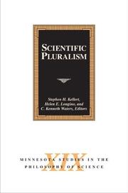 Cover of: Scientific Pluralism (Minnesota Studies in the Philosophy of Science)