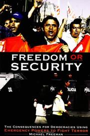 Freedom or security by Michael Freeman