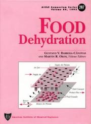 Cover of: Food dehydration