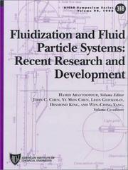 Cover of: Fluidization and fluid particle systems by Hamid Arastoopour