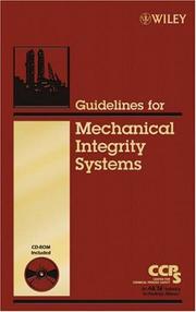 Cover of: Guidelines for mechanical integrity systems.