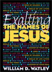 Cover of: Exalting the Names of Jesus