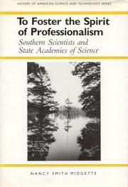 Cover of: To foster the spirit of professionalism by Nancy Smith Midgette