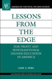 Lessons from the Edge by Gary A. Berg