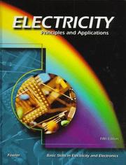 Cover of: Electricity by Richard J. Fowler, Richard J. Fowler