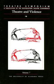 Cover of: Theatre and Violence