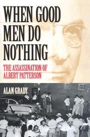 Cover of: When Good Men Do Nothing: The Assassination Of Albert Patterson