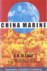 Cover of: China marine | E. B. Sledge