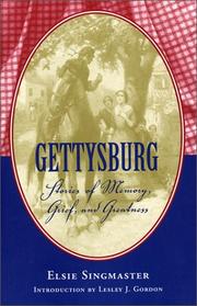 Gettysburg by Elsie Singmaster