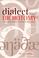 Cover of: Dialect and dichotomy