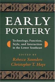 Cover of: Early Pottery | 