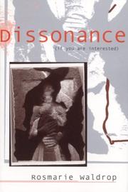Cover of: Dissonance (if you are interested) by Rosmarie Waldrop