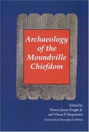 Cover of: Archaeology of the Moundville Chiefdom (Smithsonian Series in Archaeological Inquiry)
