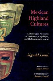Cover of: Mexican Highland Cultures | Sigvald Linne