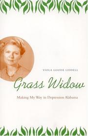 Cover of: Grass widow | Viola Goode Liddell