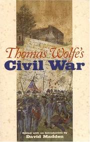 Cover of: Thomas Wolfe's Civil War by Thomas Wolfe