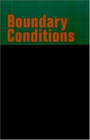 Cover of: Boundary conditions: macrobotanical remains and the Oliver Phase of Central Indiana, A.D. 1200-1450