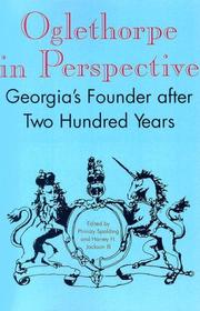 Cover of: Oglethorpe in Perspective: Georgia's Founder after Two Hundred Years