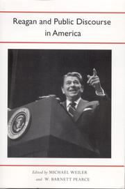 Cover of: Reagan and Public Discourse in America