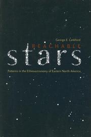 Cover of: Reachable Stars: Patterns in the Ethnoastronomy of Eastern North America
