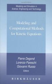 Cover of: Modeling and Computational Methods for Kinetic Equations