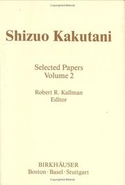 Cover of: Selected papers | Shizuo Kakutani