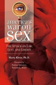 Cover of: America's War on Sex by Marty Klein