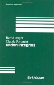 Radon integrals by Bernd Anger