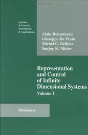 Cover of: Representation and Control of Infinite-Dimensional Systems: Vol.I (Systems & Control: Foundations & Applications) by Alain Bensoussan, Giuseppe Da Prato, Michel C. Delfour, Sanjoy K. Mitter, Alain Bensoussan, Giuseppe Da Prato, Michel C. Delfour, Sanjoy K. Mitter