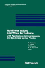 Cover of: Weak Turbulance and Nonlinear Waves with Applications to Geophysics and Oceanography (Progress in Nonlinear Differential Equations and Their Applications)