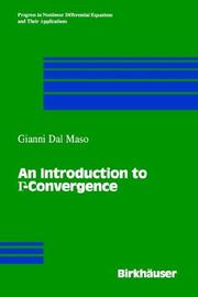 Cover of: Introduction to [gamma]-convergence