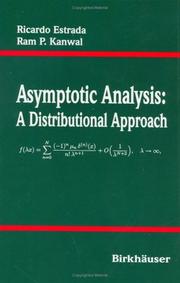 Cover of: Asymptotic analysis: a distributional approach