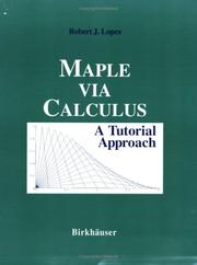 Cover of: Maple via calculus: a tutorial approach