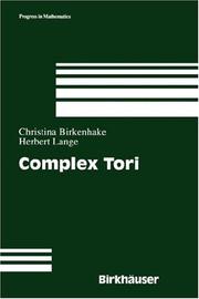 Cover of: Complex tori