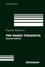 Cover of: The Radon Transform (Progress in Mathematics)
