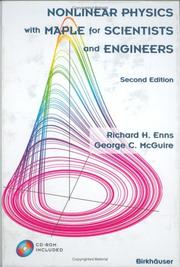 Cover of: Nonlinear physics with Maple for scientists and engineers by Richard H. Enns