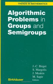 Algorithmic problems in groups and semigroups by J. Meakin, S. Margolis, M. Sapir