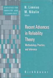 Cover of: Recent Advances in Reliability Theory: Methodology, Practice and Inference (Statistics for Industry and Technology)