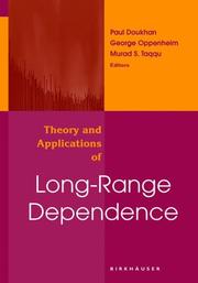 Cover of: Theory and Applications of Long-Range Dependence