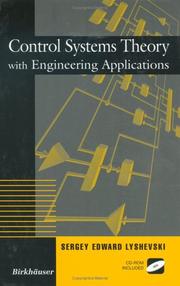 Cover of: Control Systems Theory with Engineering Applications (Control Engineering)