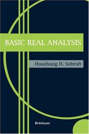 Cover of: Basic Real Analysis by Houshang H. Sohrab
