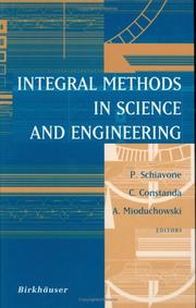 Cover of: Integral Methods in Science and Engineering by 