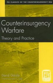 Cover of: Counterinsurgency Warfare: Theory and Practice (PSI Classics of the Counterinsurgency Era)