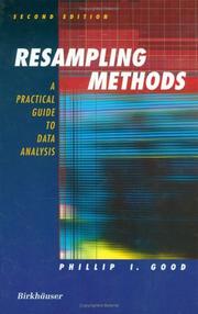 Cover of: Resampling methods by Phillip I. Good, Phillip I. Good